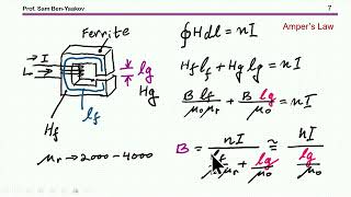 Power Electronics Fundamentals: Why ferrite and a gap in power inductors? @sambenyaakov