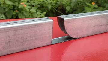 het geheim van de lasser verwijdert scherpe hoeken op een vierkante buis van 90°