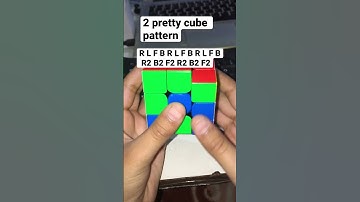 2 Pretty Rubik’s cube patterns #shortvideo #viral #kingofcuber #ytshort @crazyyps