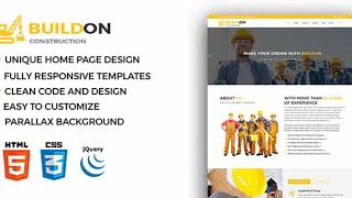 Buildon - Construction & Business HTML5 Template | Themeforest Website Templates and Themes