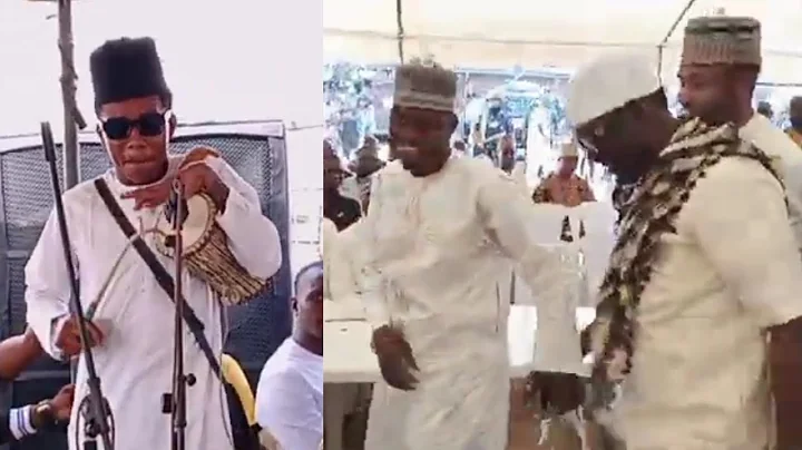 MOMENT SMALL DOCTOR PROVES HIS DRUMMING SKILL@HIS ANNUAL RAMADAN LECTURE IN AGEGE AS PASUMA ARRIVES