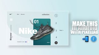 How To Make shoe Banner Design in Android with Pixellab screenshot 1