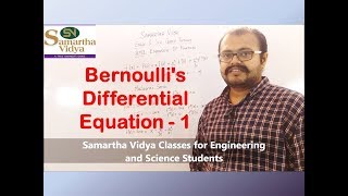 Bernoulli's Differential Equation