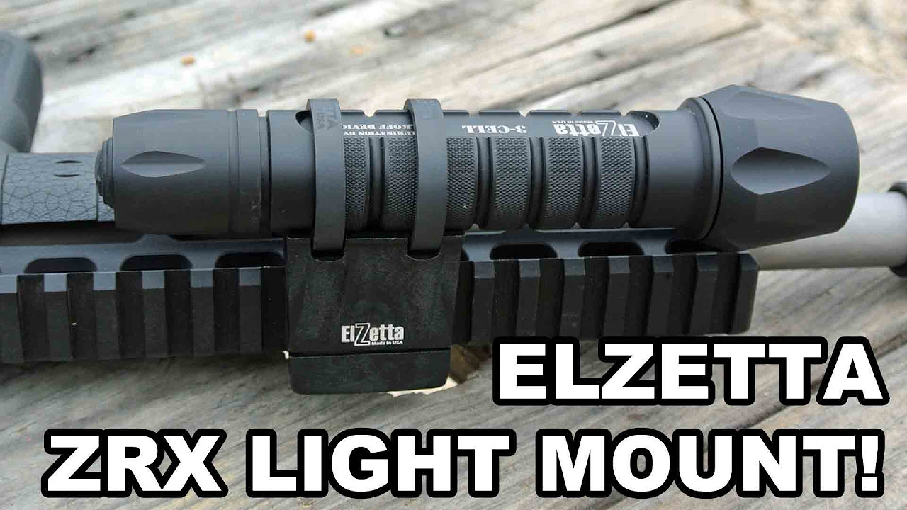 Elzetta ZRX Flashlight Mount! Tough, Simple, & Priced Right