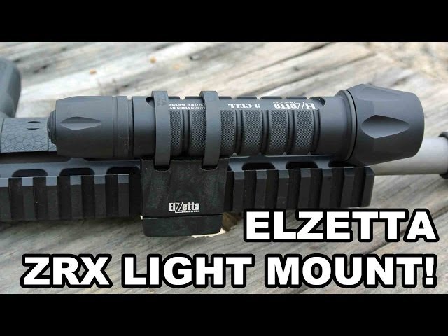 実物)Elzetta ZRX フラッシュライト用マウント アダプタ 実物)Elzetta ZRX フラッシュライト用マウント アダプタ 実物