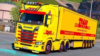 Combo Skin Pack - DHL (ETS2 v1.34) Euro Truck Simulator 2