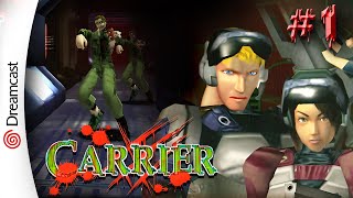 Carrier (2000) клон Resident Evil Прохождение #1 (Sega DreamCast)