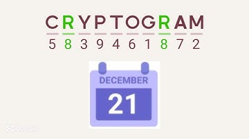 Cryptogram Daily Challenge December 21 2024 - 