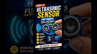 Ultrasonic Sensor HC-SR04: Everything you need to know in 30s! 🚀 #subscribe #viral #views #shorts