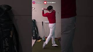 7번아이언 정면/측면 스윙