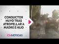 El historial del hombre que atropelló a madre e hijo en Quilicura: Más de 70 multas de tránsito