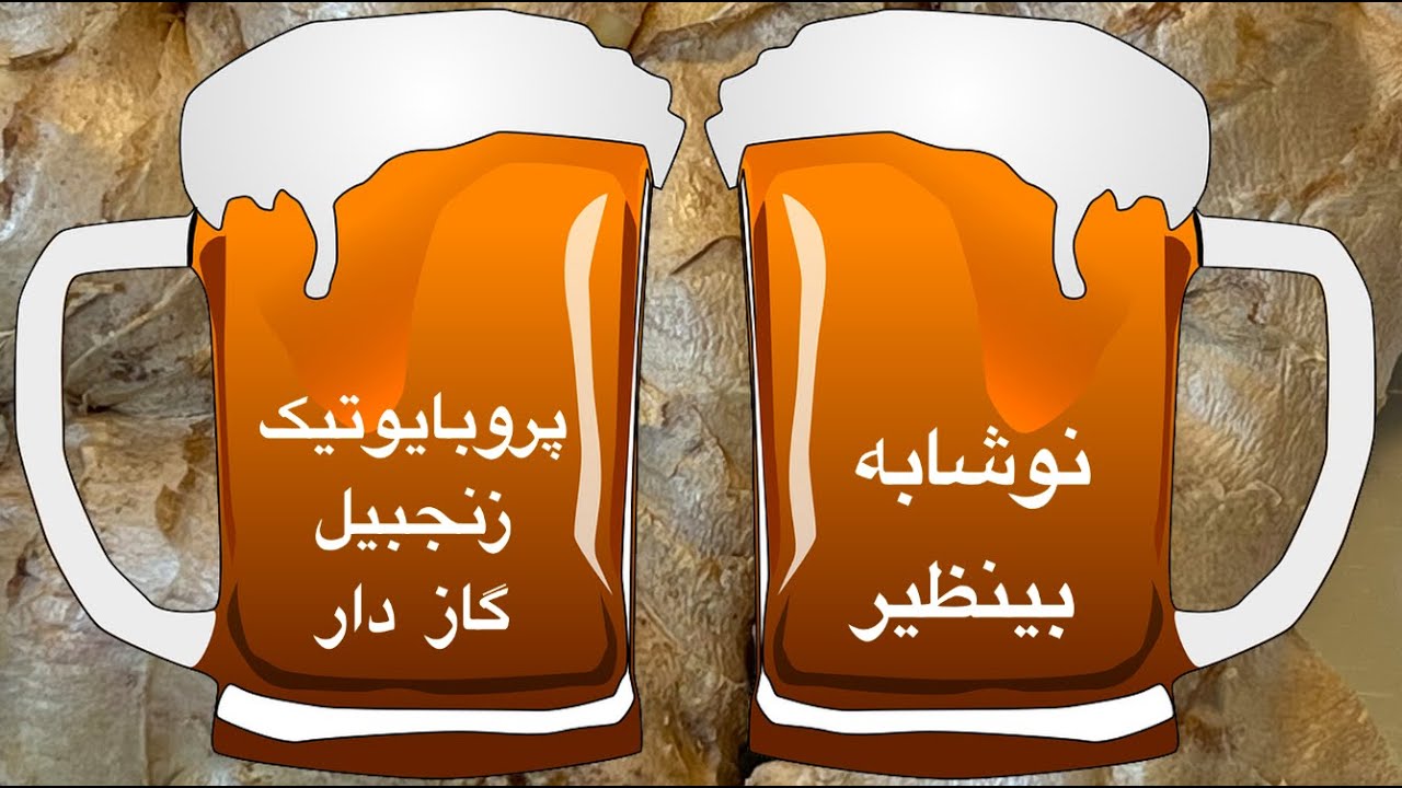 نوشابه پروبایوتیکی زنجبیل🫚٫گاز دار٫ضد تورم  Ginger Ale, classic version#ferment #probiotics #Ginger