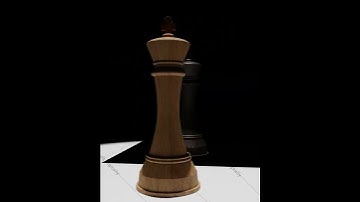 Chess King 3D Model in Blender 3.0.1  | SG | Built Digitally | 3D Modelling |