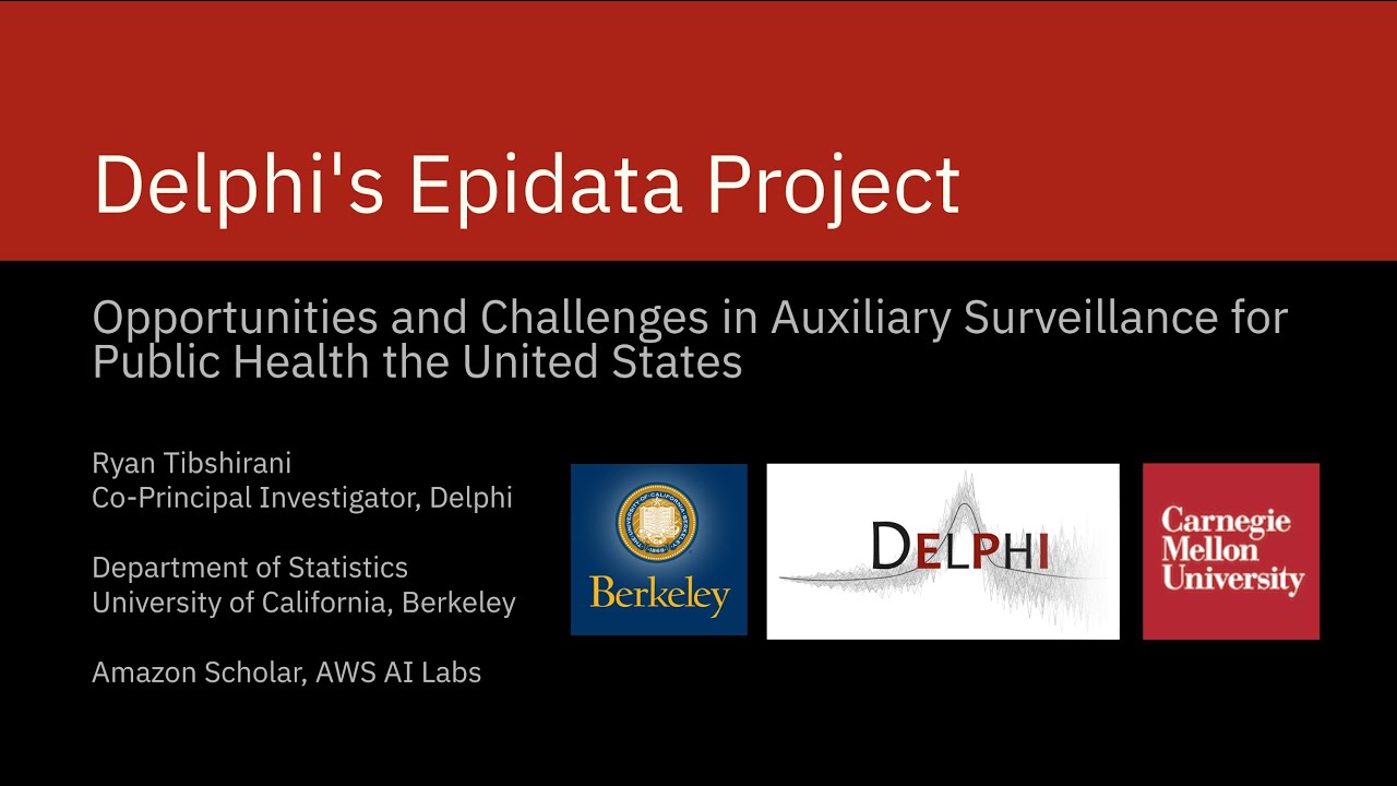 Ryan Tibshirani: Delphi's Epidata Project - YouTube