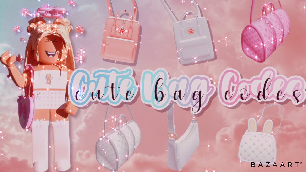 Cute And Aesthetic Bag Codes Roblox Bloxburg Youtube - robux purse