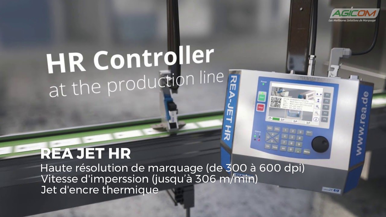 Systèmes d'impression jet d'encre industriel distribués par AGICOM