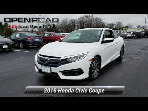 Certified 2016 Honda Civic Coupe Lx Edison Nj 11304p Youtube