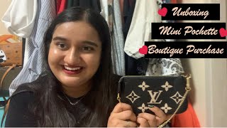 mini pochette empreinte