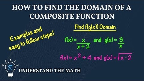 Domain of a Composite Function | Step-by-Step Guide with Examples