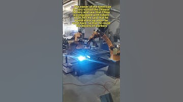 Robots replace workers for welding#industrialrobots #weld #weldingrobot #weldingmachine