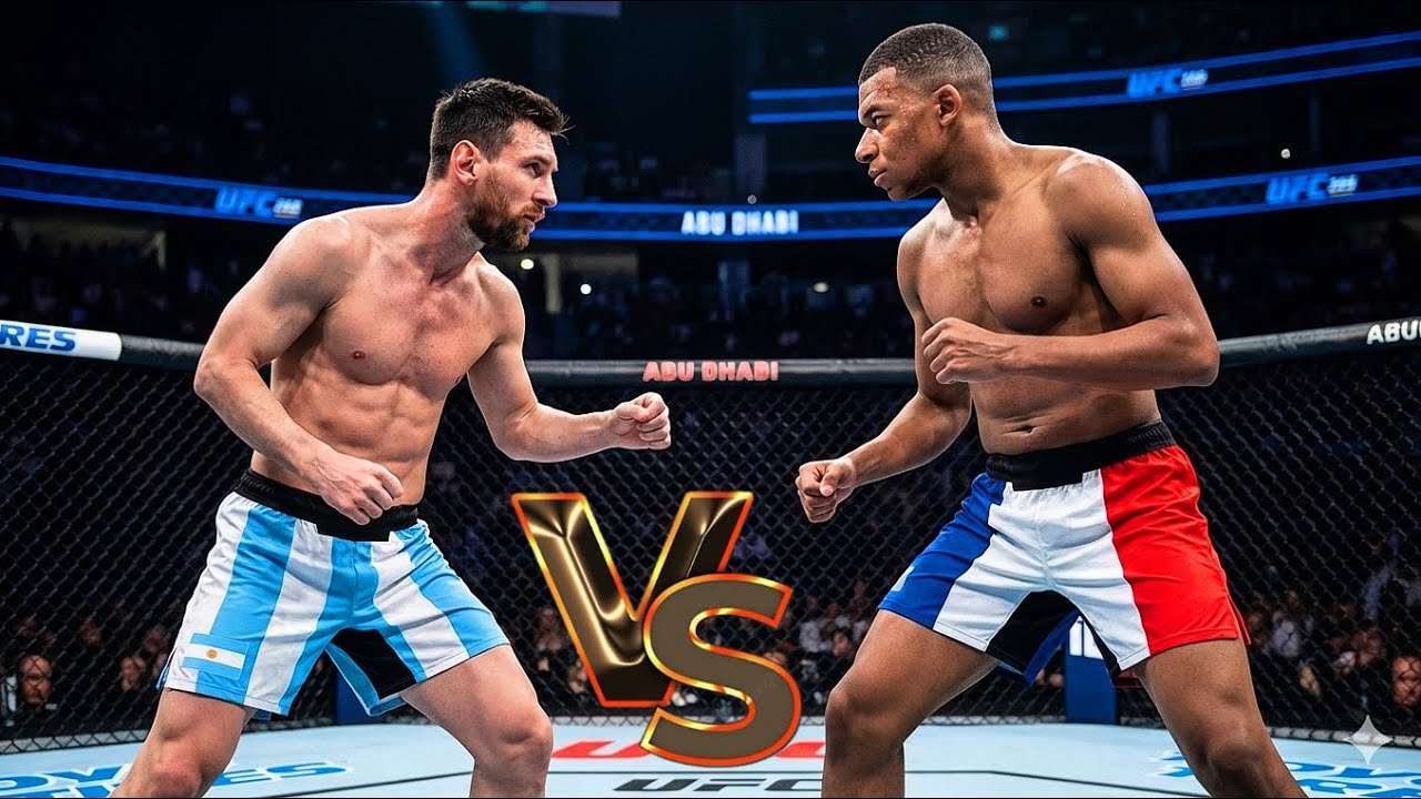 Lionel Messi vs Kylian Mbappé – Epic UFC Battle You Can’t Miss!