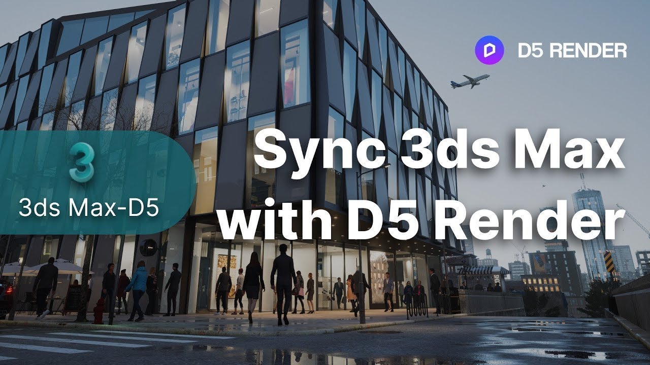 3ds Max D5 Render Livesync Tutorial | Real Time Rendering Workflow | D5 ...
