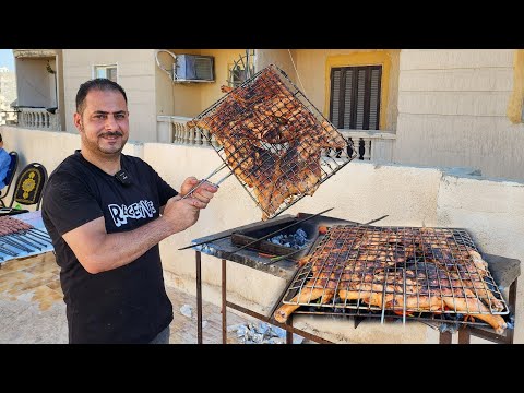 طريقة الفراخ المشوية على الفحم وسر الطعم واللون والريحة بتاعت المطاعم الكبيرة والفراخ الشيش طاووق