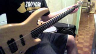 Video thumbnail of "As I Lay Dying - parallels (bass cover)"