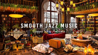 Smooth Jazz Music at Cozy Coffee Shop Ambience for Study, Work, Focus ☕ Soft Jazz Instrumental Music screenshot 1