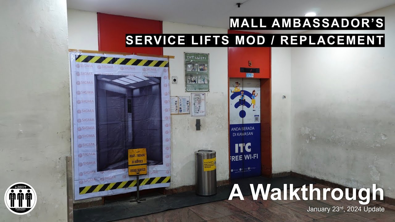 A Walkthrough - January 2024 Update on Mall Ambassador's Service Lifts / Elevators Mod / Replacement