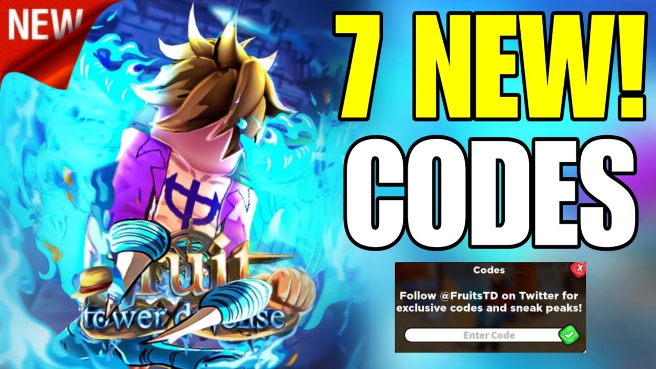  new all working codes for fruit tower defense in 2024 roblox fruit