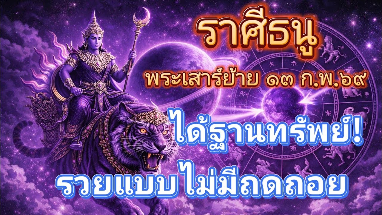 ราศีธนู♐ได้ฐานทรัพย์!..รวยแบบไม่มีถดถอย🔮เสาร์ย้าย 13 ก.พ.69!🪬💍👩‍❤️‍👨💒⛲🌳🍀🦋🎊🪄
