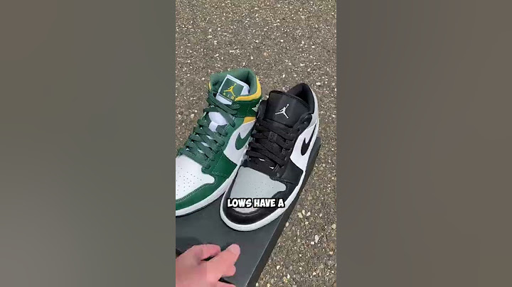Jordan 1 Low vs Jordan 1 Mid😬
