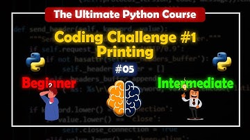 Coding Challenge #1 | Printing | The Ultimate Python Course | BrainyHub #5