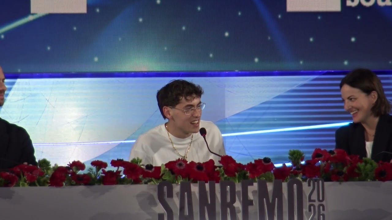 Tredici Pietro a Sanremo 2026: la conferenza stampa integrale per il figlio di Gianni Morandi