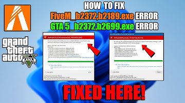 GTA5_b2372.exe!sub_1411BE064 (0x0),GTA5_b2699.exe!sub_1412E71A8 (0x116) Error Fix FiveM (GTA V) 2025