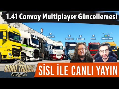 SiSL ile ETS 2 1.41 Convoy Multiplayer Betası Canlı Yayını (Özel)