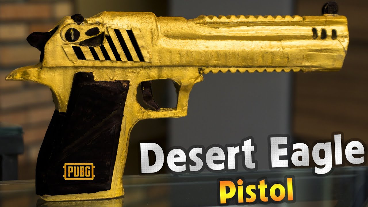 How To Make Desert Eagle Pistol in PUBG Game From Cardboard Diy By