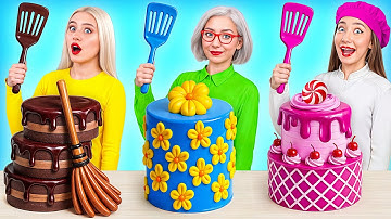 Me vs Grandma Cooking Challenge | Crazy Hacks and Recipes by Multi DO Challenge