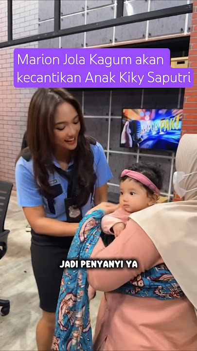 Kiky Saputri's daughter makes the players of Lapor Pak Gemes and Amazed🤏 #kikysaputri