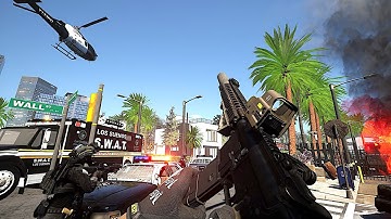 Realistic North Hollywood Shootout - Ready or Not Tactical Gameplay (modernized)