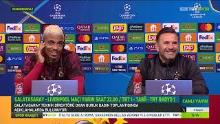 Osimhen Oynayacak Mı? Okan Buruk Ve Mario Lemina Basın Toplantısı Galatasaray - Liverpool