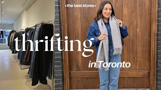 THE TOP VINTAGE THRIFT STORES IN TORONTO | rating thrift stores, thrift with me