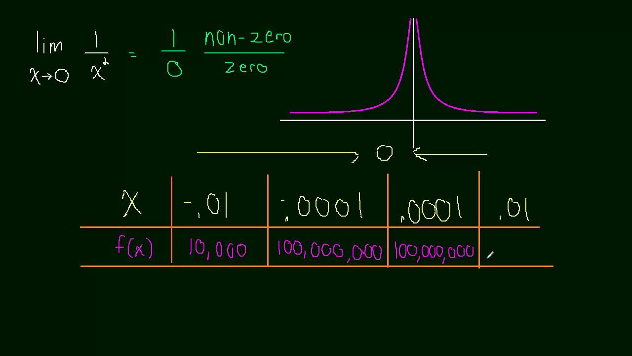 1.3 Limit that Fails to Exist [02] - 1/x^2