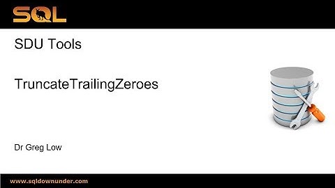 SDU Tools 102   Truncate Trailing Zeroes in T-SQL
