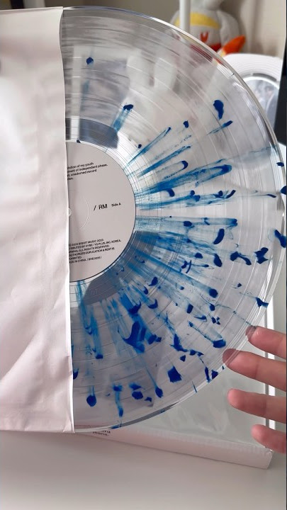 magjkshop | rm β indigo vinyl lp book ver unboxing