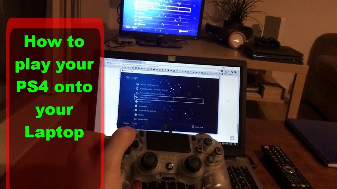 How to PS4 Screen onto Laptop - YouTube