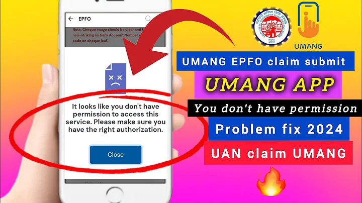 It looks like you don't have permission to access this service UMANG app problem fix