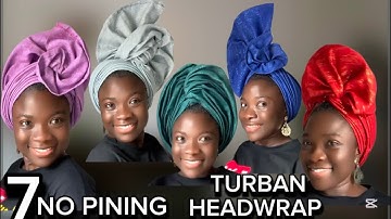 NO PINS GELE HEADWRAP || TUTORIAL || Turban / BEGINNERS Friendly
