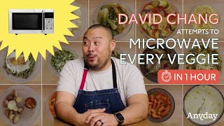 David Chang Attempts to MICROWAVE Every Vegetable in 60 Minutes screenshot 5